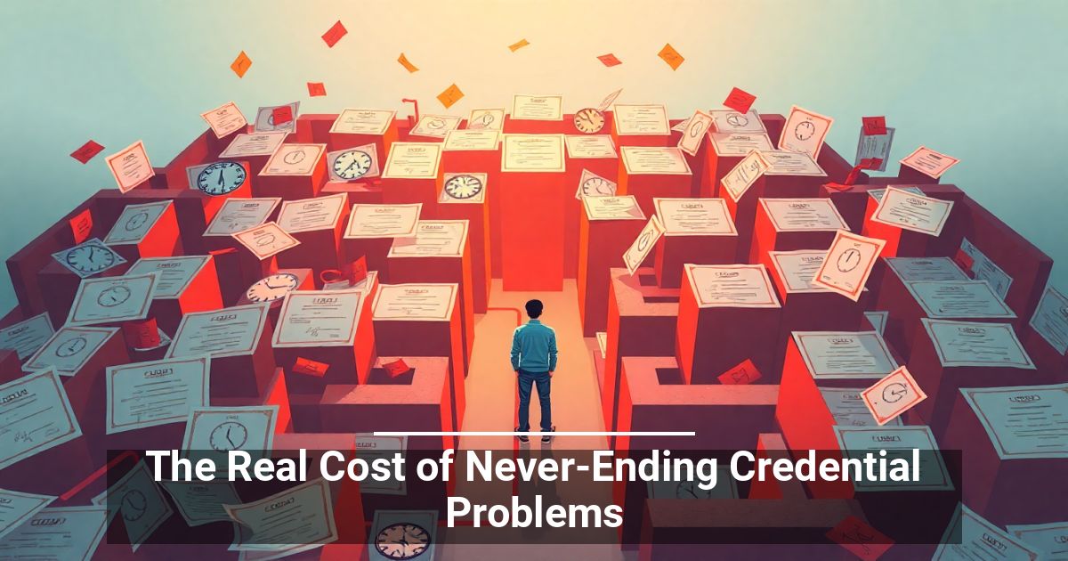 The Real Cost of Never-Ending Credential Problems