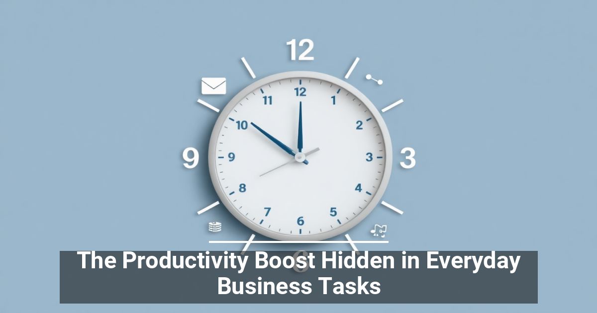The Productivity Boost Hidden in Everyday Business Tasks